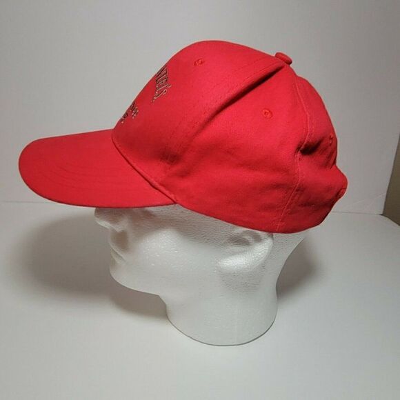 Jack Daniels Baseball Hat Tennessee Fire Stitched Red Adjustable Strap Unisex - Picture 4 of 12